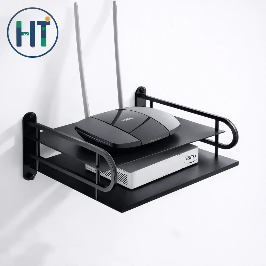 Wall mounted router stand